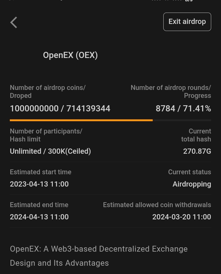 OEX無需初始投資超1000美元收益機會，3月20日11:00上線，立即領取免費代幣。