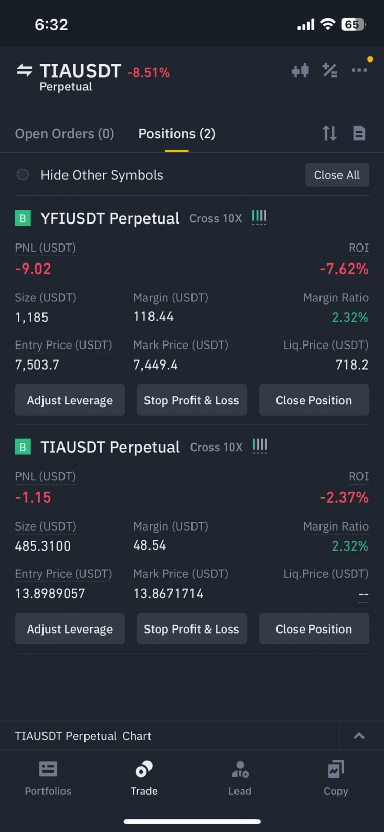 CopyTrading更新，YFI開盤利潤新Trade預期DCA策略。前往Binance搜索我的ID