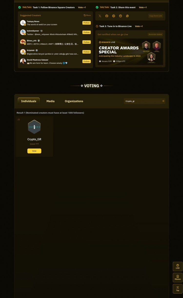 Help Me Reach the Top 10!