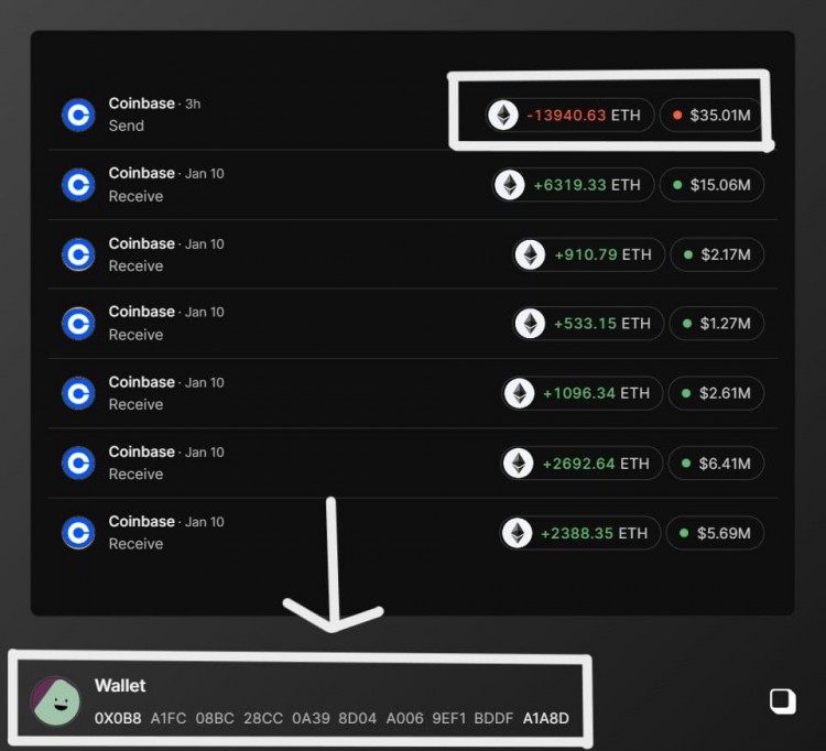 0X0B8新錢包轉(zhuǎn)移至COINBASE