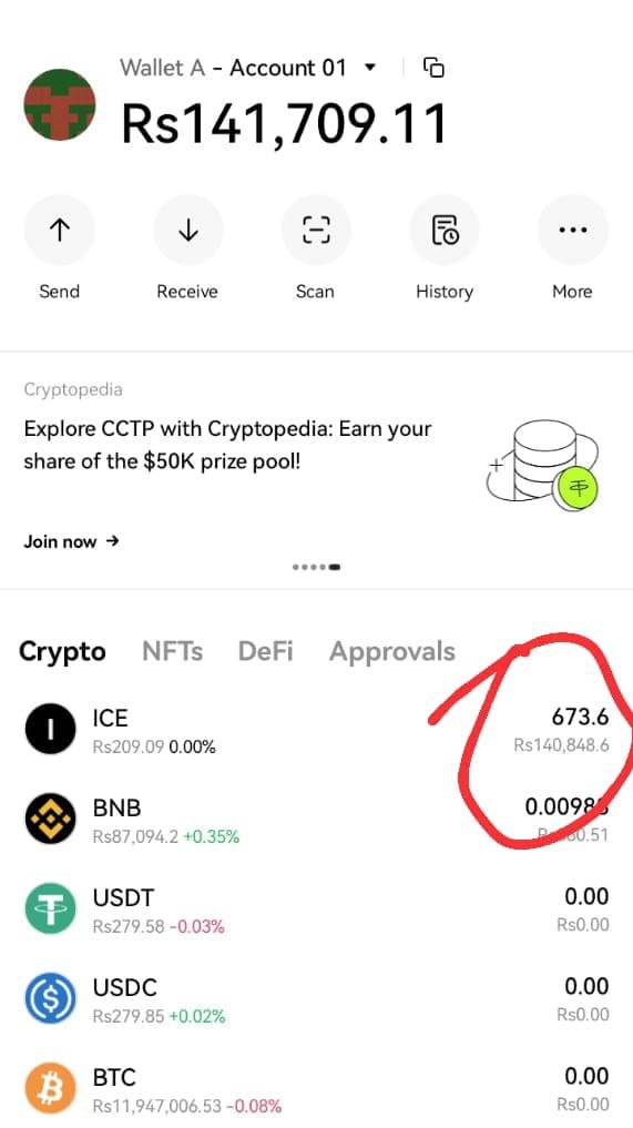 免費領取100$每月，Ice代幣上市，起始價0.74美元，立即下載“Ice去中心化應用程序”使用參考
