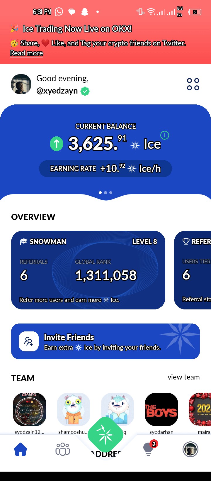 帖子遭刪除，Ice幣推薦xyedzayn需快搶，價位0.01美元。