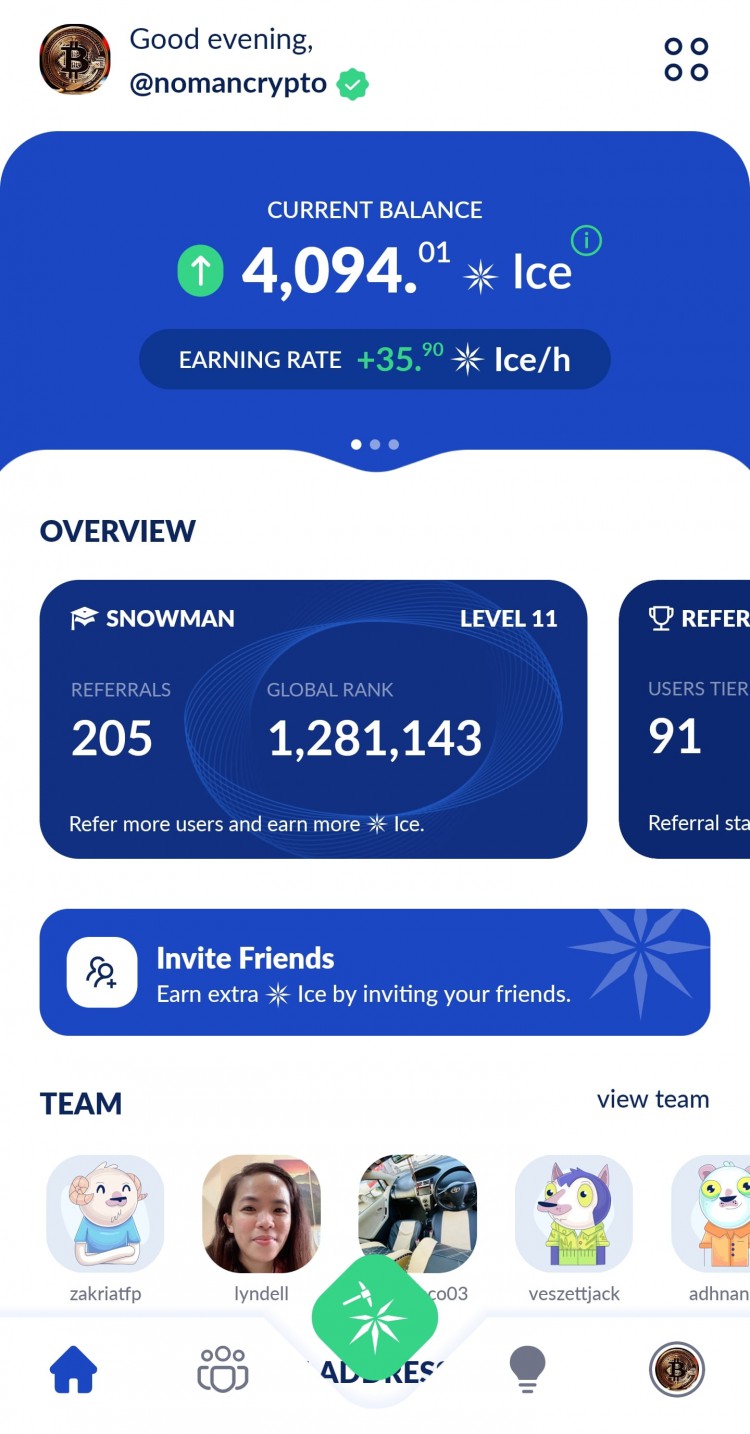 手機挖礦賺取1000-10,000 USDT Ice 網路新項目，現價0.01，減半後進行。使用代碼
