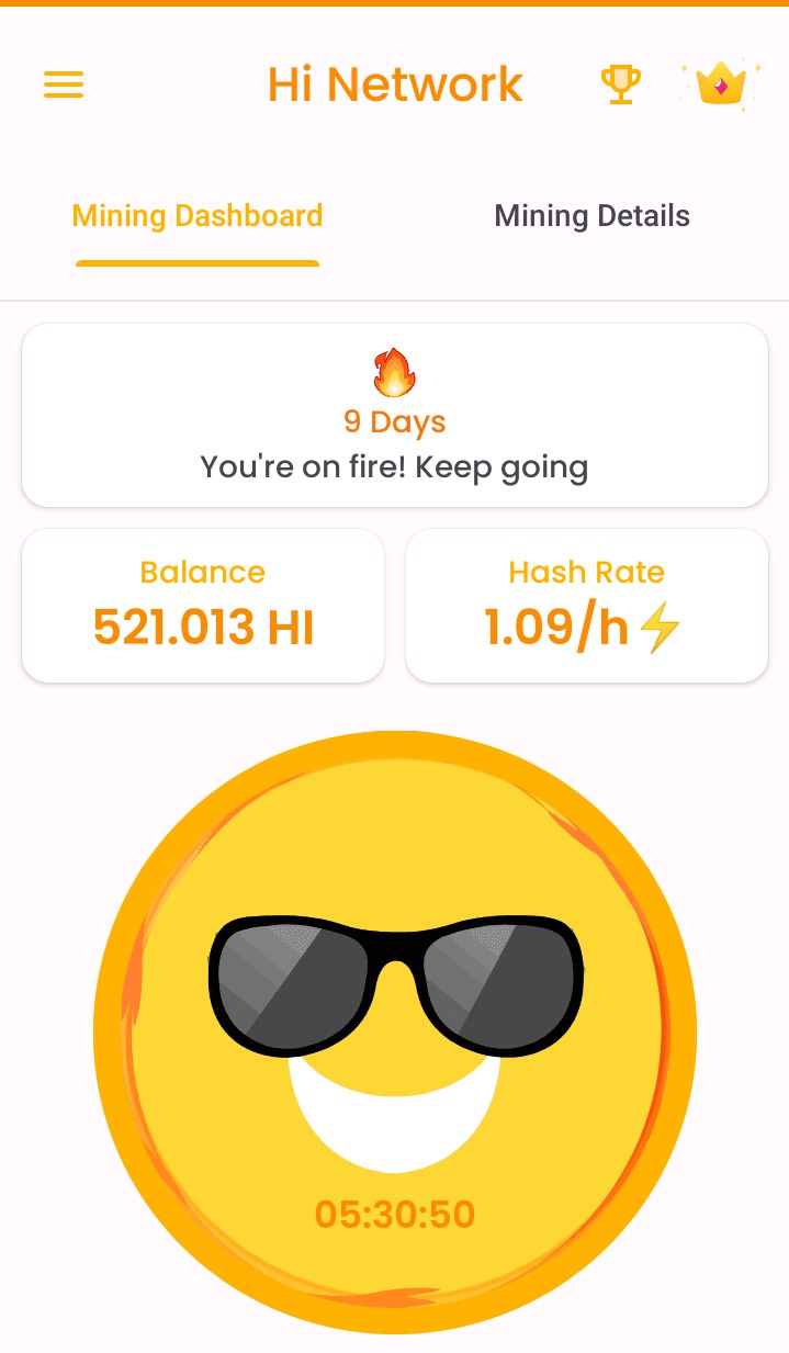 Hi Network燃燒代幣新採礦計劃 開始獲得50個Hi代幣 提高速度 輕鬆挖礦 每天額外獎勵 更