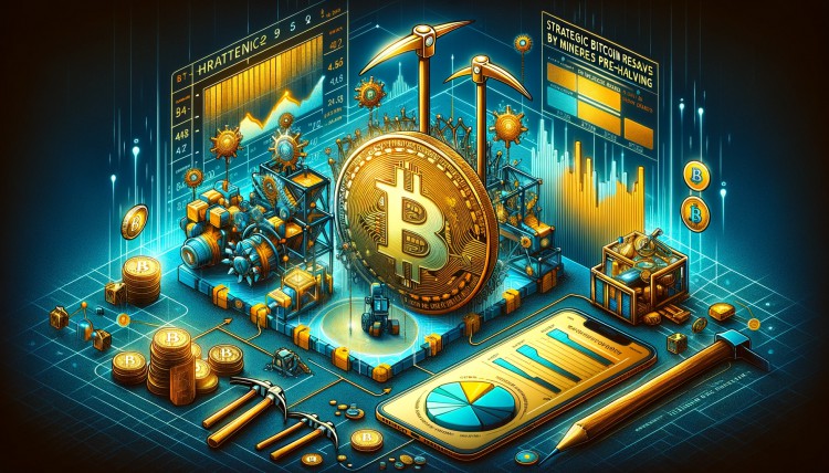 減半前礦工策略性比特幣儲備銷售