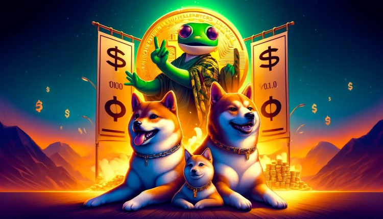 MEMECOINSURGEDOGESHIBANDPEPEONTHERISE